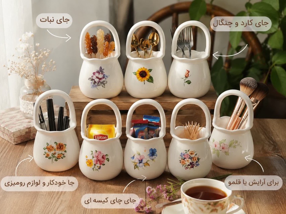 جاقاشقی پرکاربرد سرامیکی و دسته دار